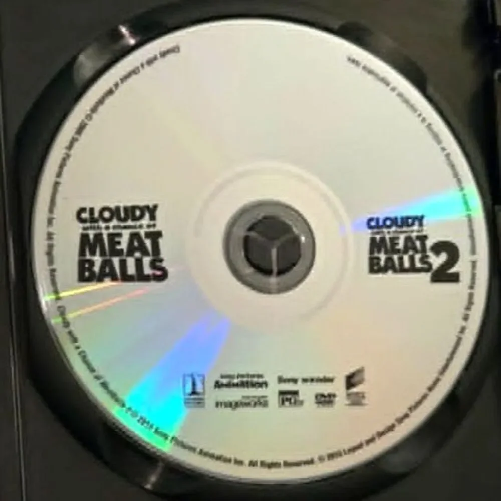 Cloudy with a Chance of Meatballs 1 & 2 DVD Double Feature Sony Pictures